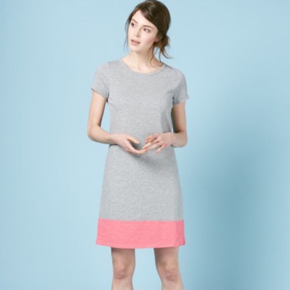 Boden Cotton Colorblock T-shirt Dress